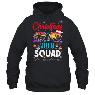 Christmas In July Squad Sunglasses Summer Beach Funny Xmas Shirt & Tank Top | siriusteestore
