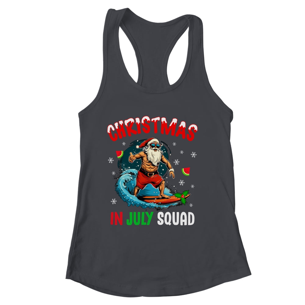 Christmas In July Summer Santa Claus Beach Hawaii Surf Shirt & Tank Top | siriusteestore