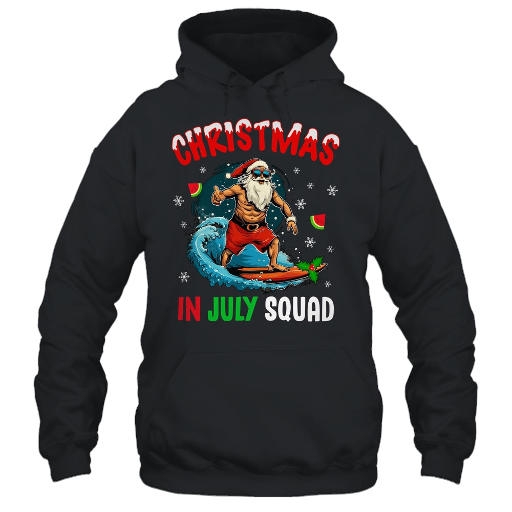 Christmas In July Summer Santa Claus Beach Hawaii Surf Shirt & Tank Top | siriusteestore