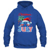 Christmas In July Summer Vacation Hawaii Santa USA Flag Men Shirt & Tank Top | siriusteestore