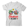 Christmas In July Summer Vacation Sunglasses Santa Flamingo Shirt & Tank Top | siriusteestore