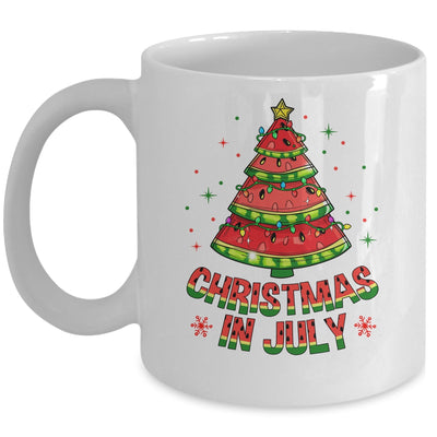 Christmas In July Watermelon Tree Summer Mens Womens Kids Mug | siriusteestore