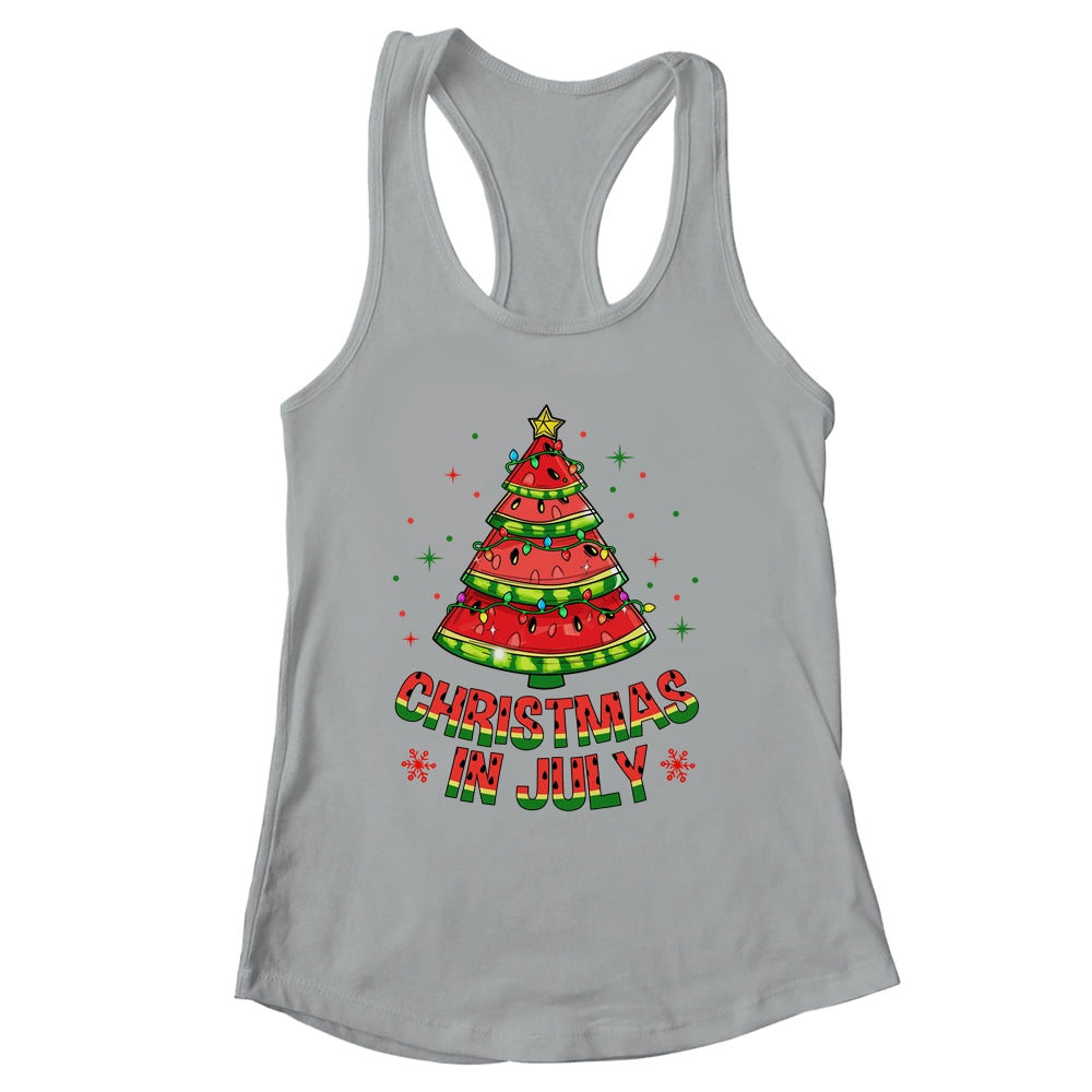 Christmas In July Watermelon Tree Summer Mens Womens Kids Shirt & Tank Top | siriusteestore