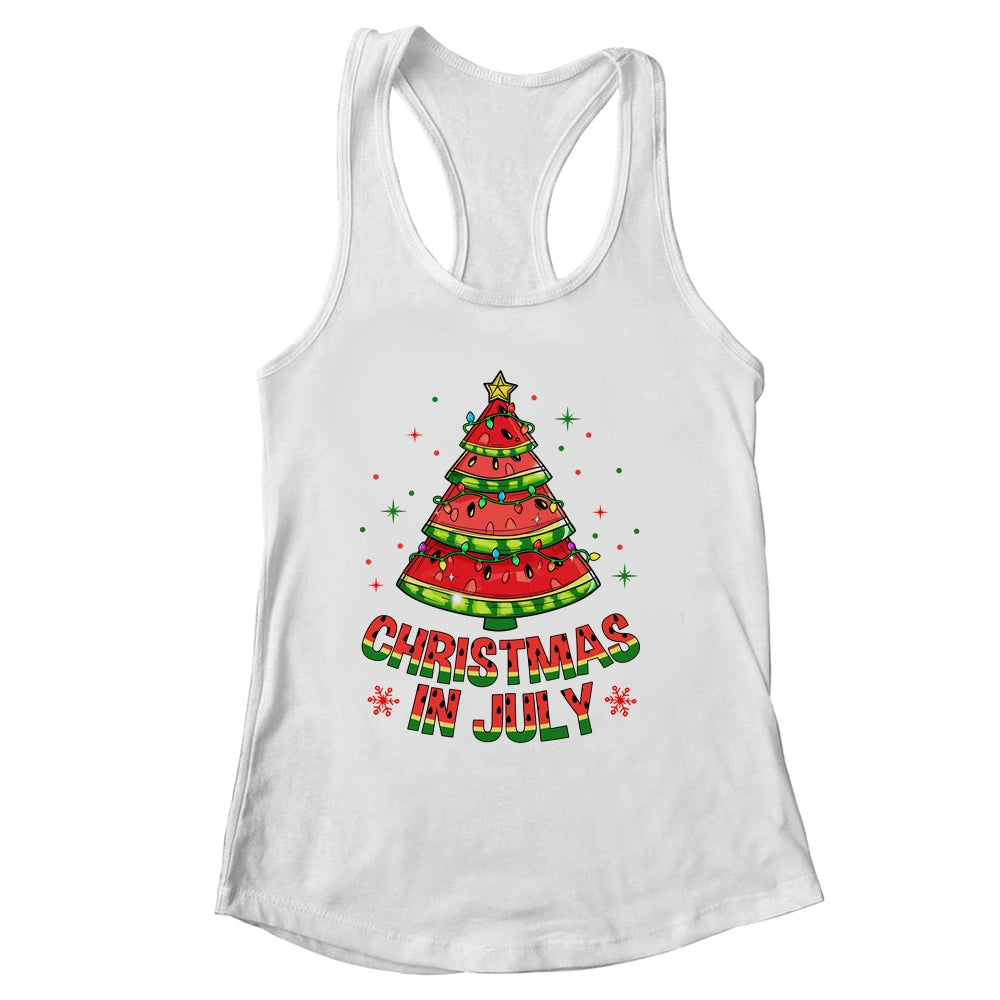 Christmas In July Watermelon Tree Summer Mens Womens Kids Shirt & Tank Top | siriusteestore