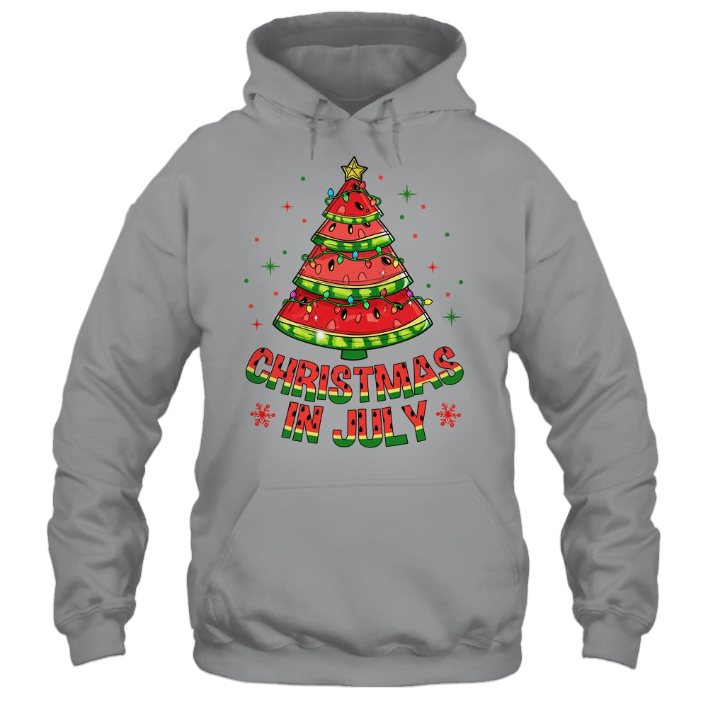 Christmas In July Watermelon Tree Summer Mens Womens Kids Shirt & Tank Top | siriusteestore