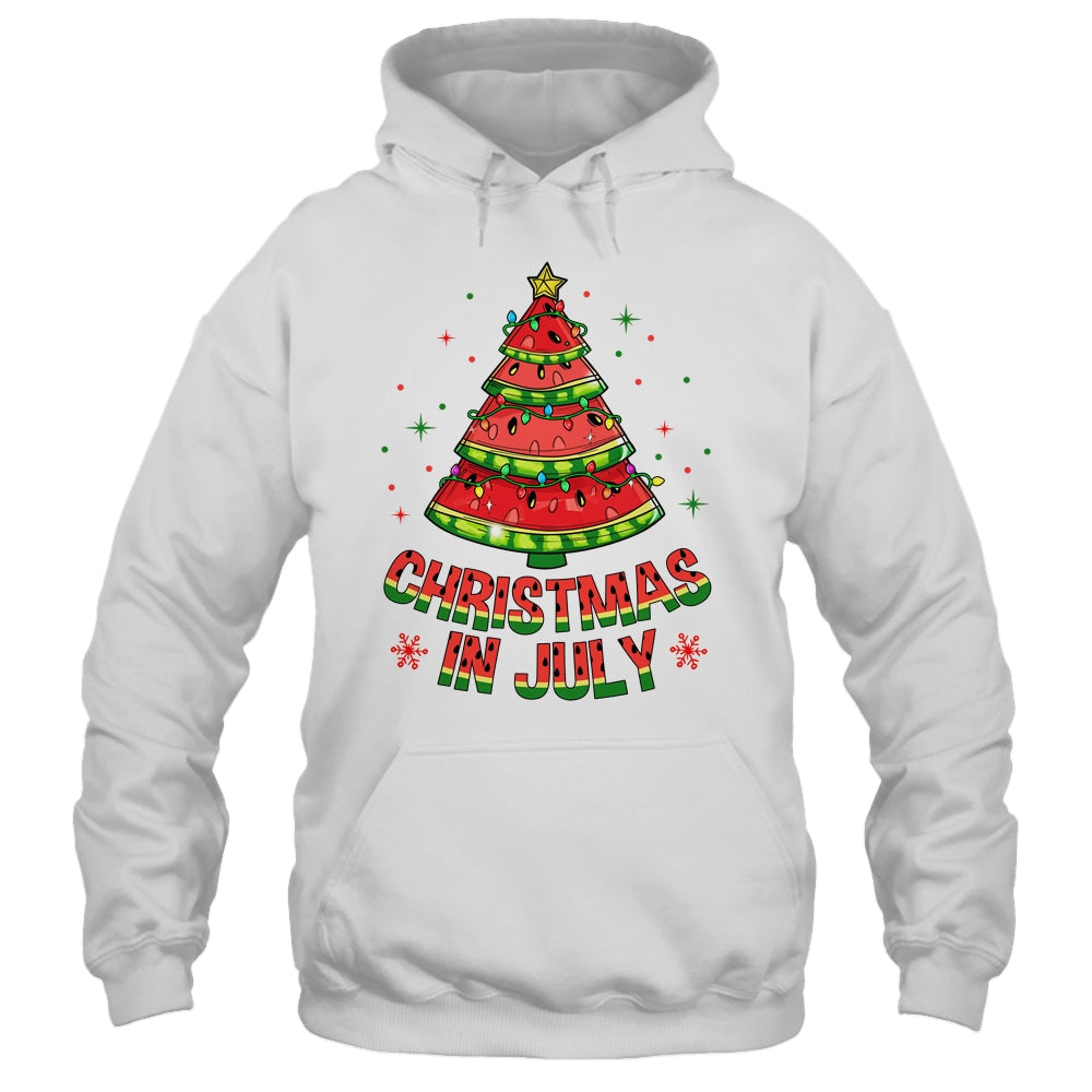 Christmas In July Watermelon Tree Summer Mens Womens Kids Shirt & Tank Top | siriusteestore
