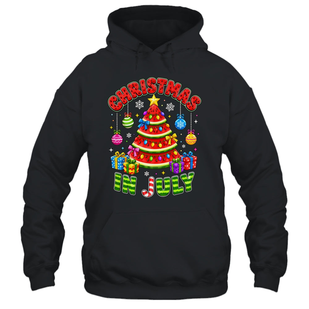 Christmas In July Watermelon Xmas Tree Summer Men Women Kids Shirt & Tank Top | siriusteestore