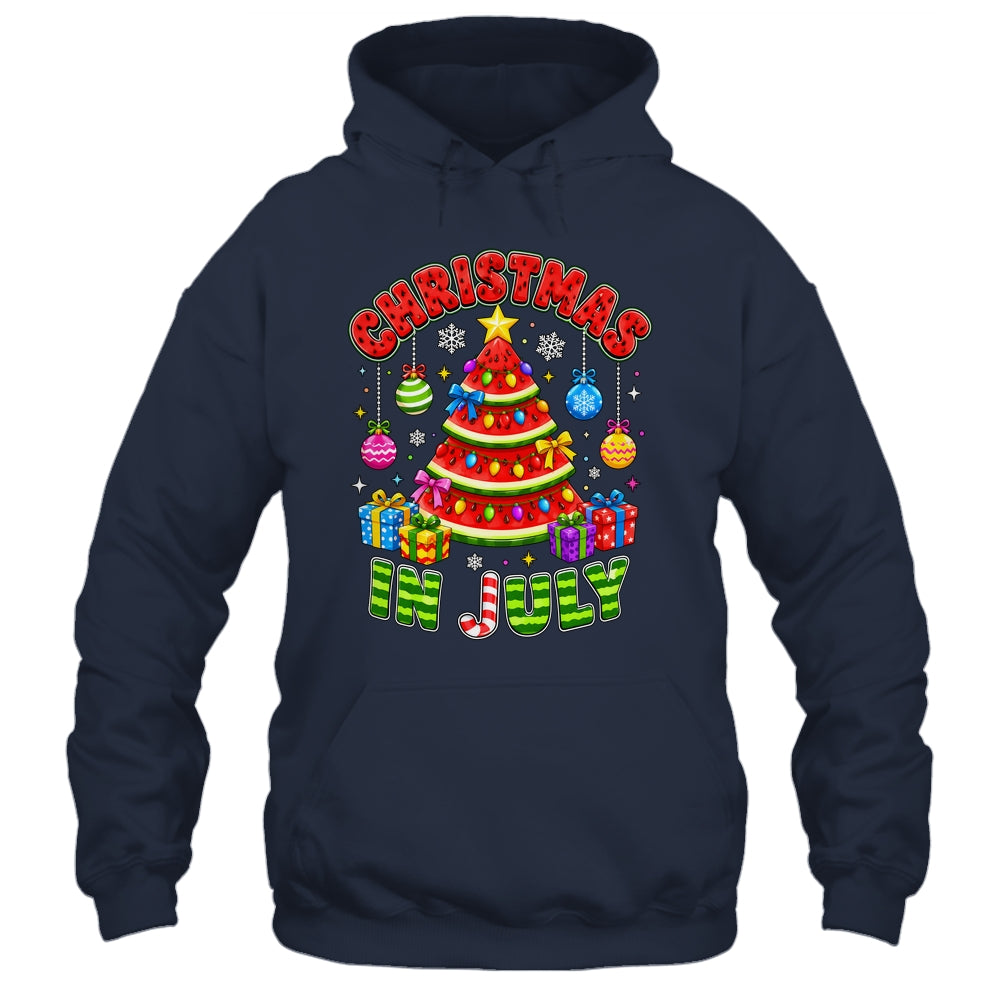 Christmas In July Watermelon Xmas Tree Summer Men Women Kids Shirt & Tank Top | siriusteestore