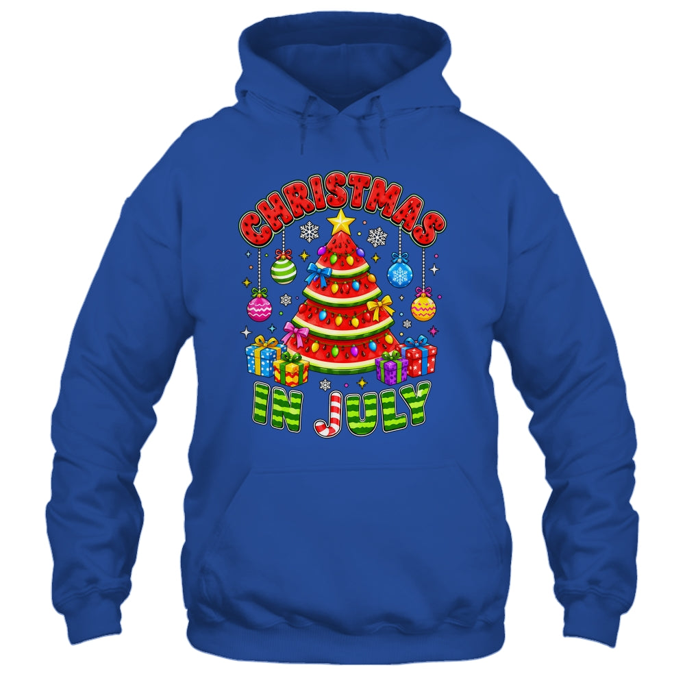 Christmas In July Watermelon Xmas Tree Summer Men Women Kids Shirt & Tank Top | siriusteestore
