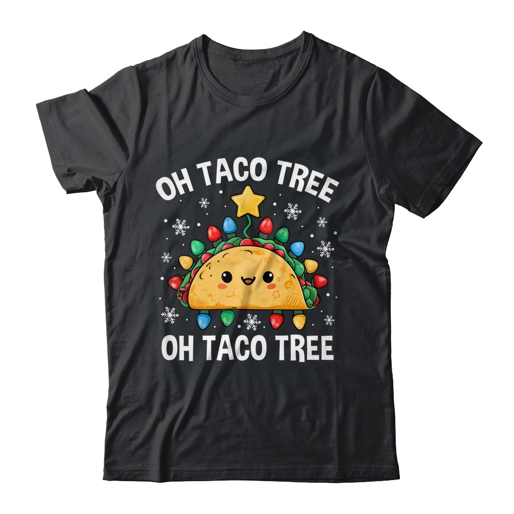 Christmas Oh Taco Tree Xmas Mexican Food Men Women Boys Kids Shirt & Sweatshirt | siriusteestore