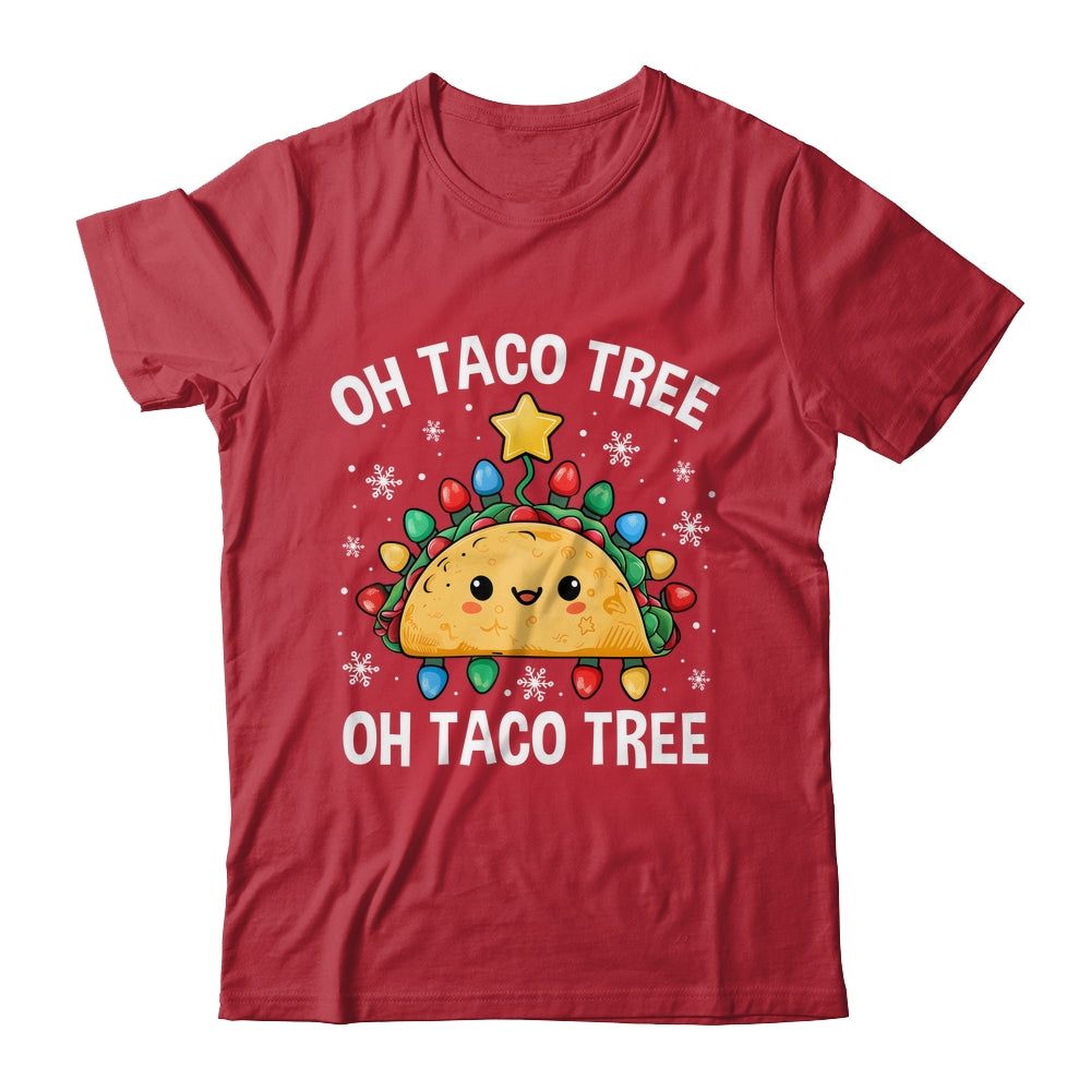 Christmas Oh Taco Tree Xmas Mexican Food Men Women Boys Kids Shirt & Sweatshirt | siriusteestore