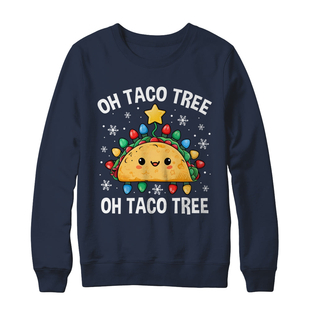 Christmas Oh Taco Tree Xmas Mexican Food Men Women Boys Kids Shirt & Sweatshirt | siriusteestore