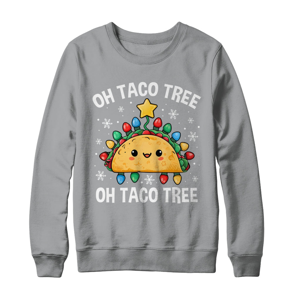 Christmas Oh Taco Tree Xmas Mexican Food Men Women Boys Kids Shirt & Sweatshirt | siriusteestore