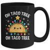 Christmas Oh Taco Tree Xmas Mexican Food Men Women Boys Kids Mug | siriusteestore