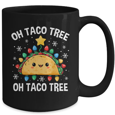 Christmas Oh Taco Tree Xmas Mexican Food Men Women Boys Kids Mug | siriusteestore