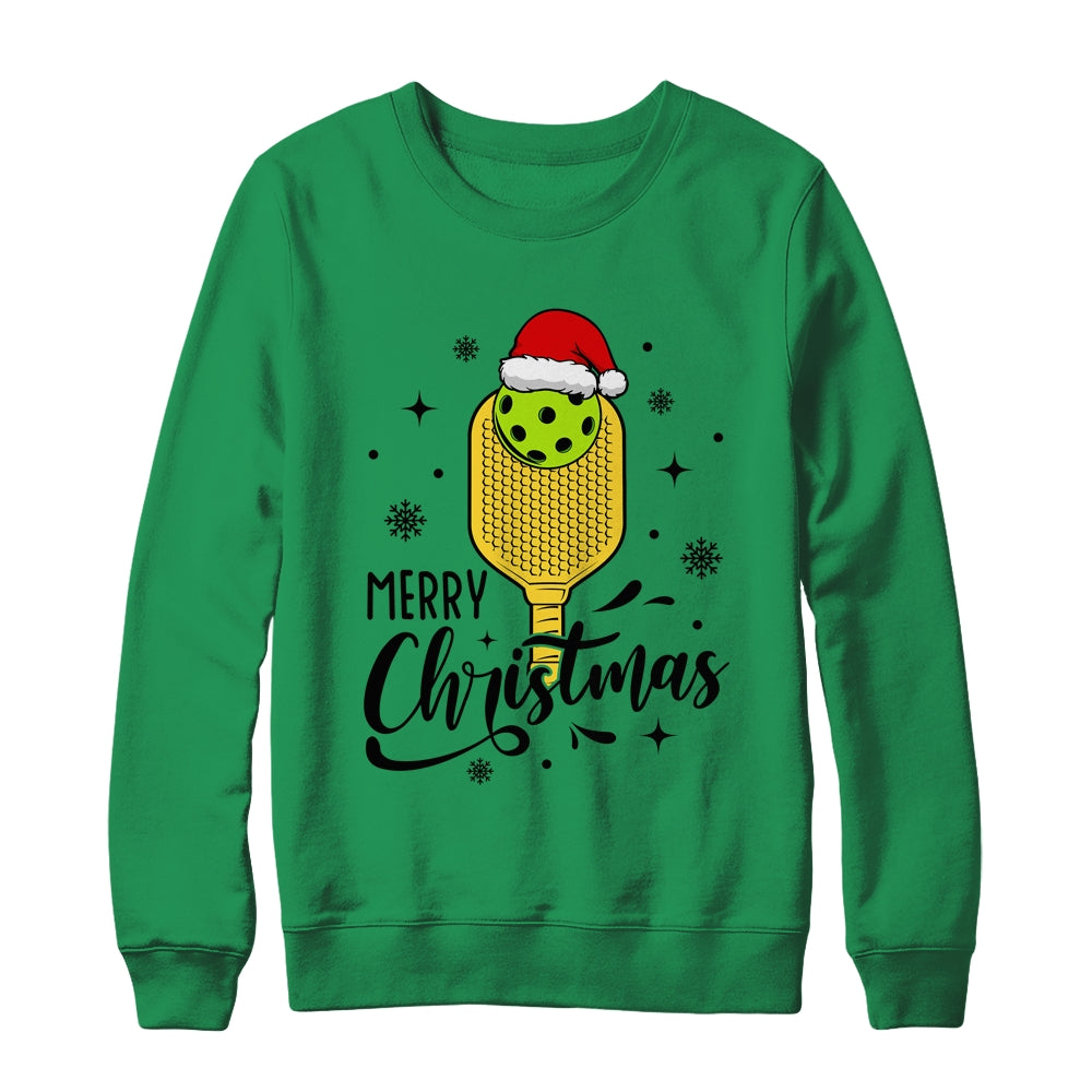 Christmas Pickleball Santa Hat Pickleball Player Winter Shirt & Sweatshirt | siriusteestore