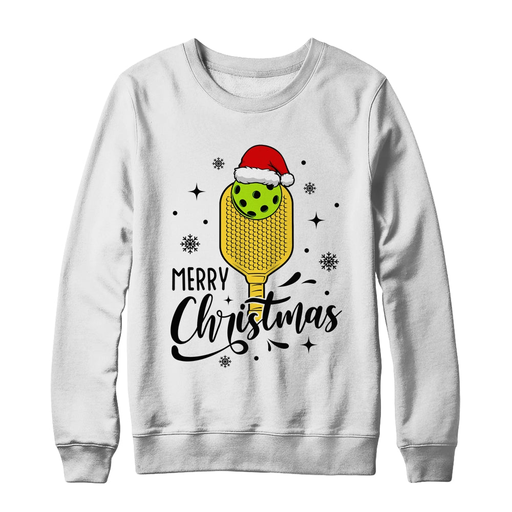 Christmas Pickleball Santa Hat Pickleball Player Winter Shirt & Sweatshirt | siriusteestore