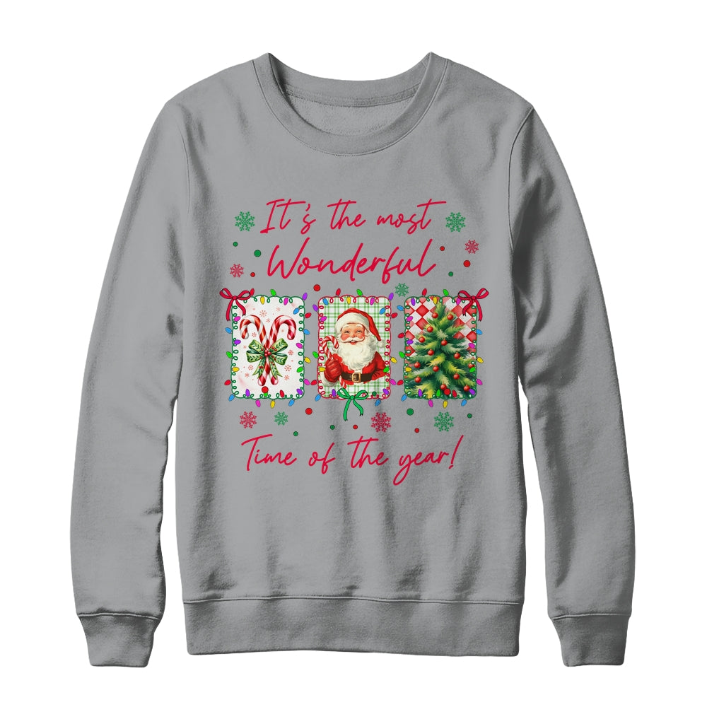 Christmas Retro It's The Most Wonderful Time Of The Year Shirt & Sweatshirt | siriusteestore