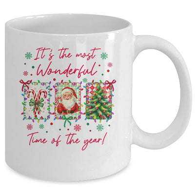 Christmas Retro It's The Most Wonderful Time Of The Year Mug | siriusteestore