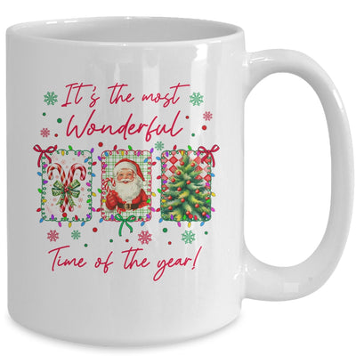 Christmas Retro It's The Most Wonderful Time Of The Year Mug | siriusteestore