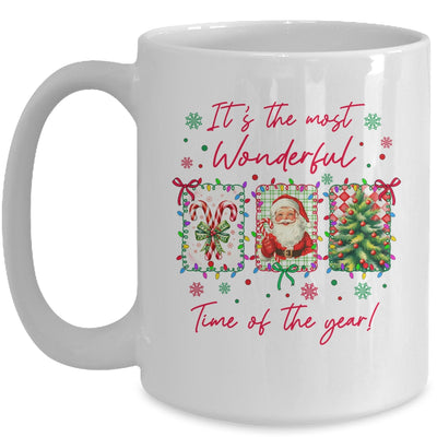 Christmas Retro It's The Most Wonderful Time Of The Year Mug | siriusteestore