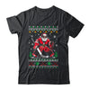 Christmas Santa Hockey Goalie Ugly Christmas Hockey Player Shirt & Sweatshirt | siriusteestore