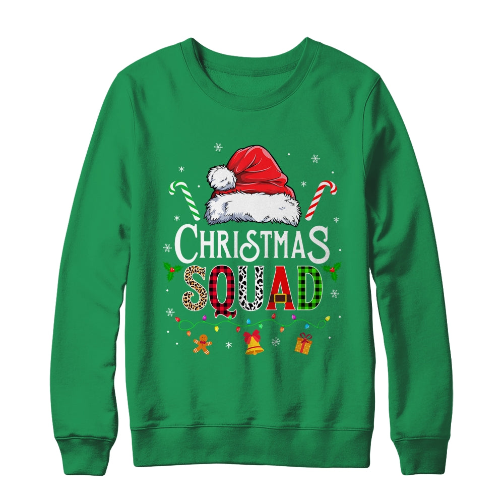 Christmas Squad Family Group Matching Family Christmas Party Shirt & Sweatshirt | siriusteestore