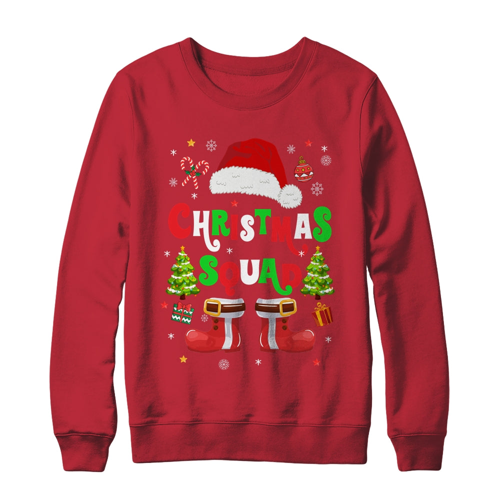 Christmas Squad Santa Claus Xmas Family Matching Shirt & Sweatshirt | siriusteestore