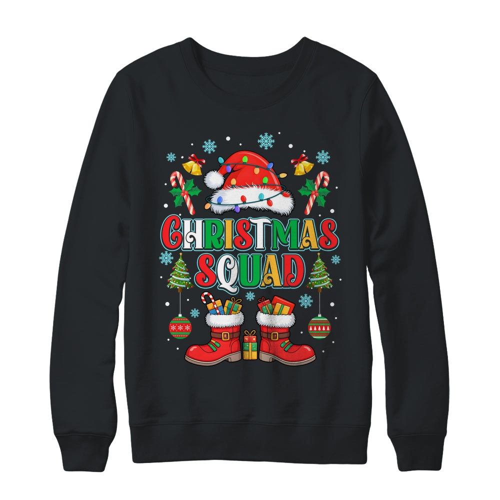 Christmas Squad Xmas Christmas Family Matching Kids Friend Shirt & Sweatshirt | siriusteestore