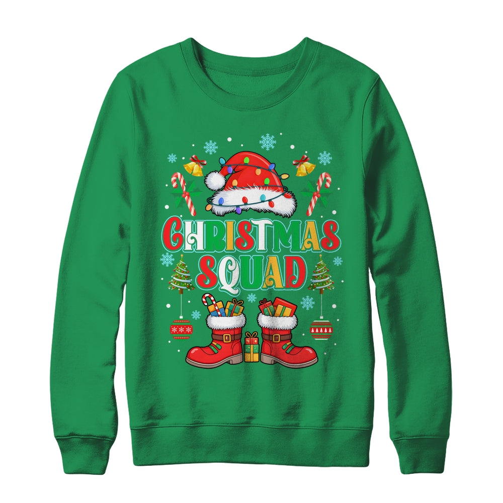 Christmas Squad Xmas Christmas Family Matching Kids Friend Shirt & Sweatshirt | siriusteestore