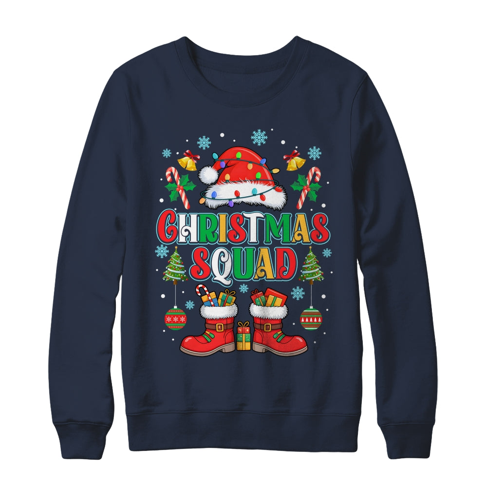 Christmas Squad Xmas Christmas Family Matching Kids Friend Shirt & Sweatshirt | siriusteestore