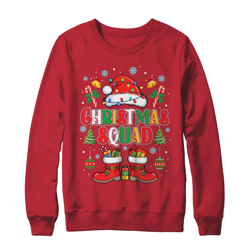 Christmas Squad Xmas Christmas Family Matching Kids Friend Shirt & Sweatshirt | siriusteestore