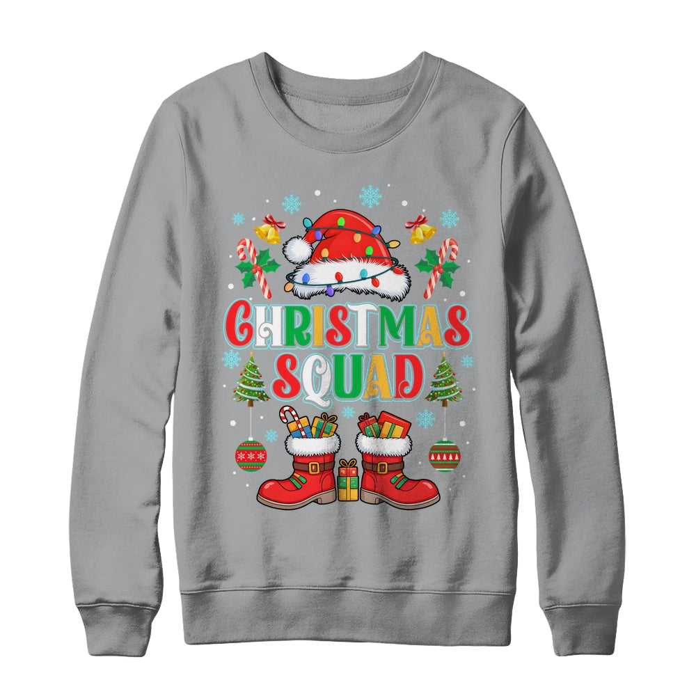 Christmas Squad Xmas Christmas Family Matching Kids Friend Shirt & Sweatshirt | siriusteestore