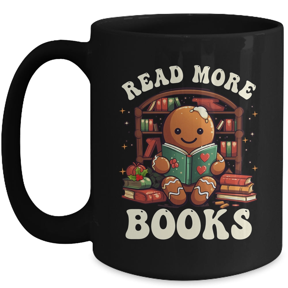 Christmas Teacher Gingerbread Read More Books Funny Women Mug | siriusteestore