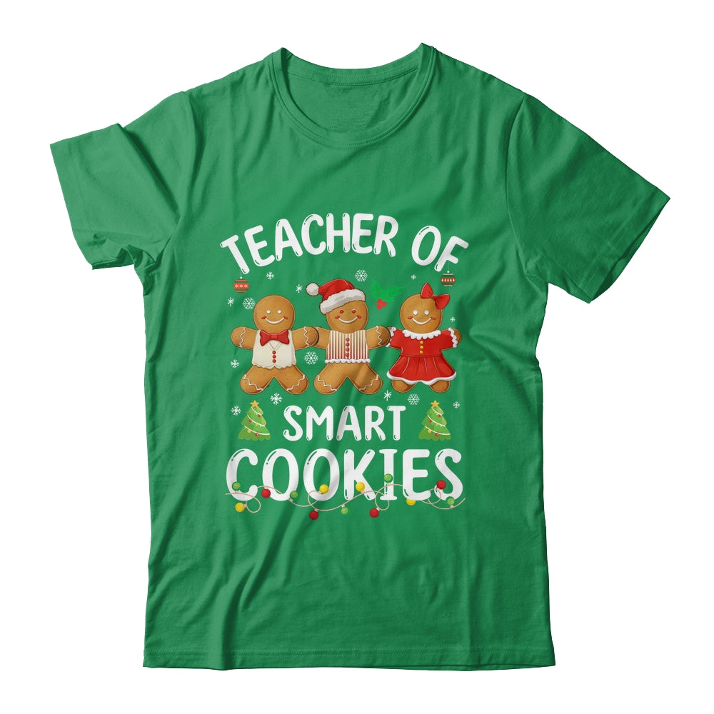 Christmas Teacher Of Smart Cookies Gingerbreads Holiday Xmas Shirt & Sweatshirt | siriusteestore