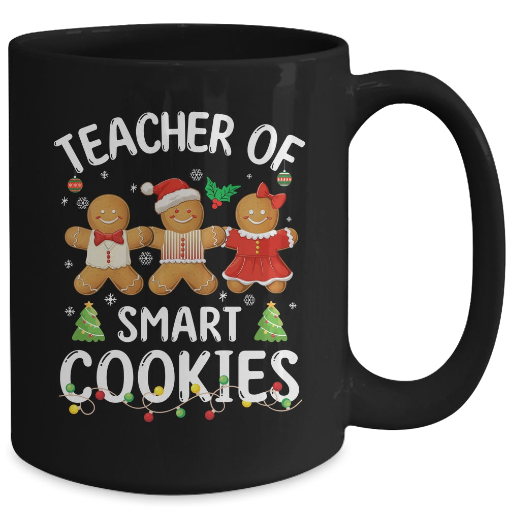 Christmas Teacher Of Smart Cookies Gingerbreads Holiday Xmas Mug | siriusteestore