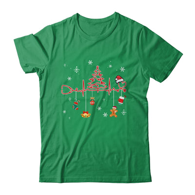 Christmas Tree Heartbeat Funny Christmas Nursing Costume Shirt & Sweatshirt | siriusteestore
