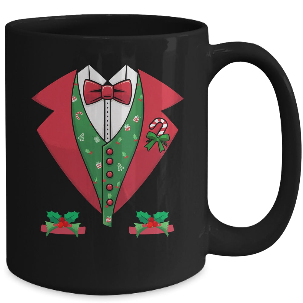 Christmas Tuxedo Funny Christmas Santa Tuxedo Xmas Mug | siriusteestore