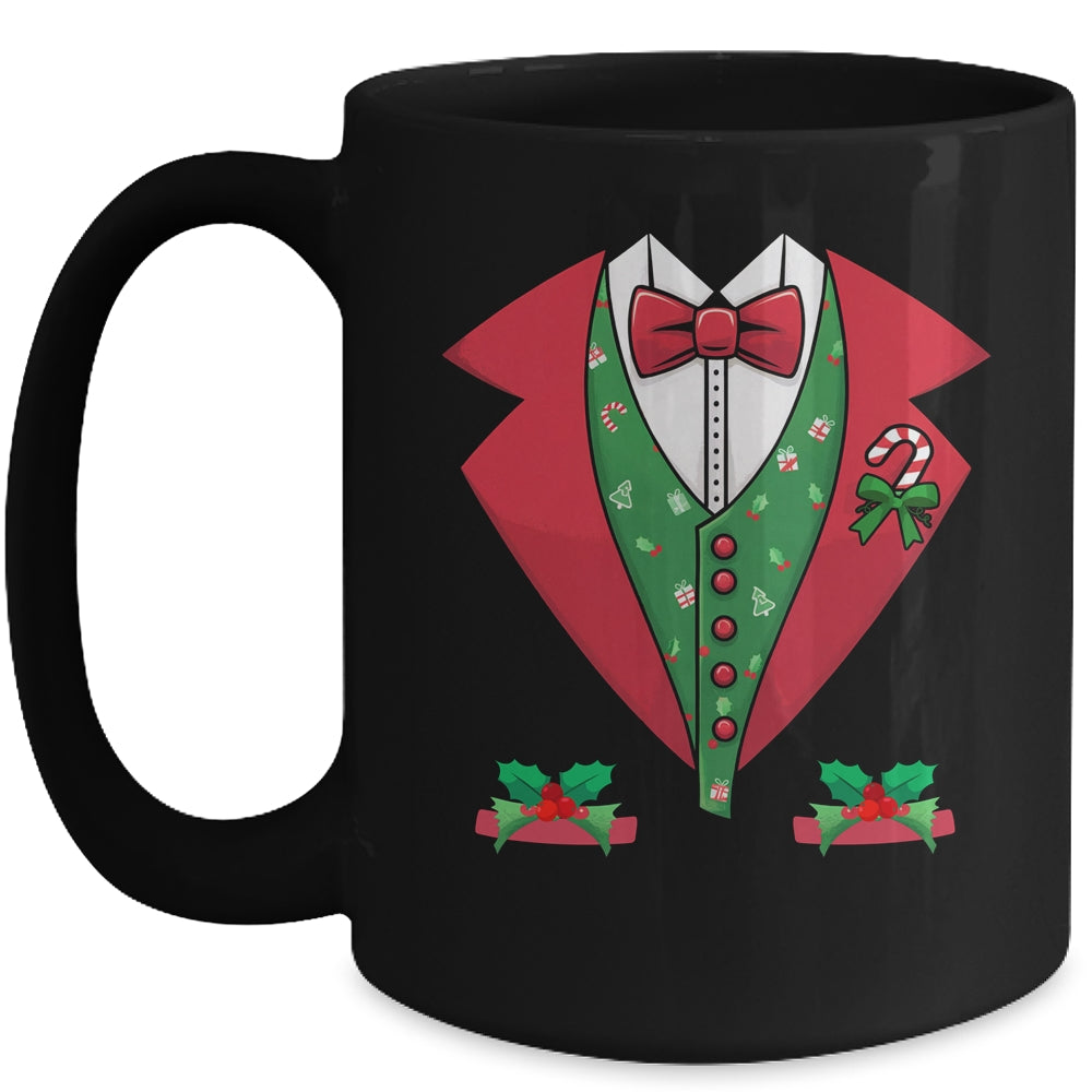 Christmas Tuxedo Funny Christmas Santa Tuxedo Xmas Mug | siriusteestore