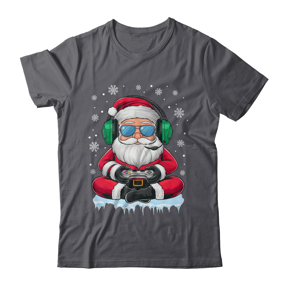 Christmas Xmas Boys Men Video Game Santa Claus Funny Shirt & Sweatshirt | siriusteestore