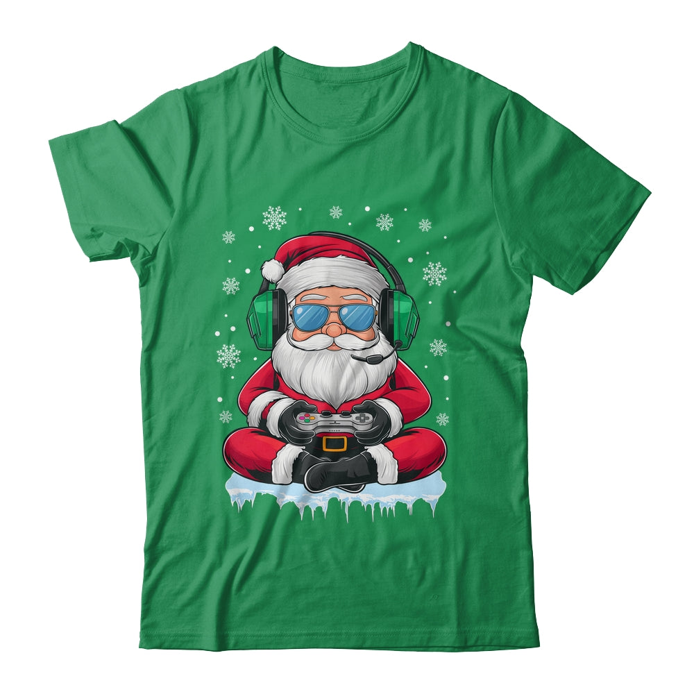 Christmas Xmas Boys Men Video Game Santa Claus Funny Shirt & Sweatshirt | siriusteestore