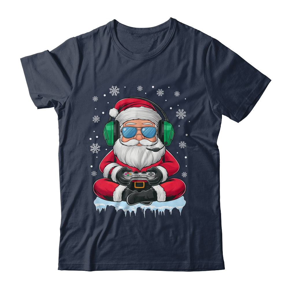 Christmas Xmas Boys Men Video Game Santa Claus Funny Shirt & Sweatshirt | siriusteestore