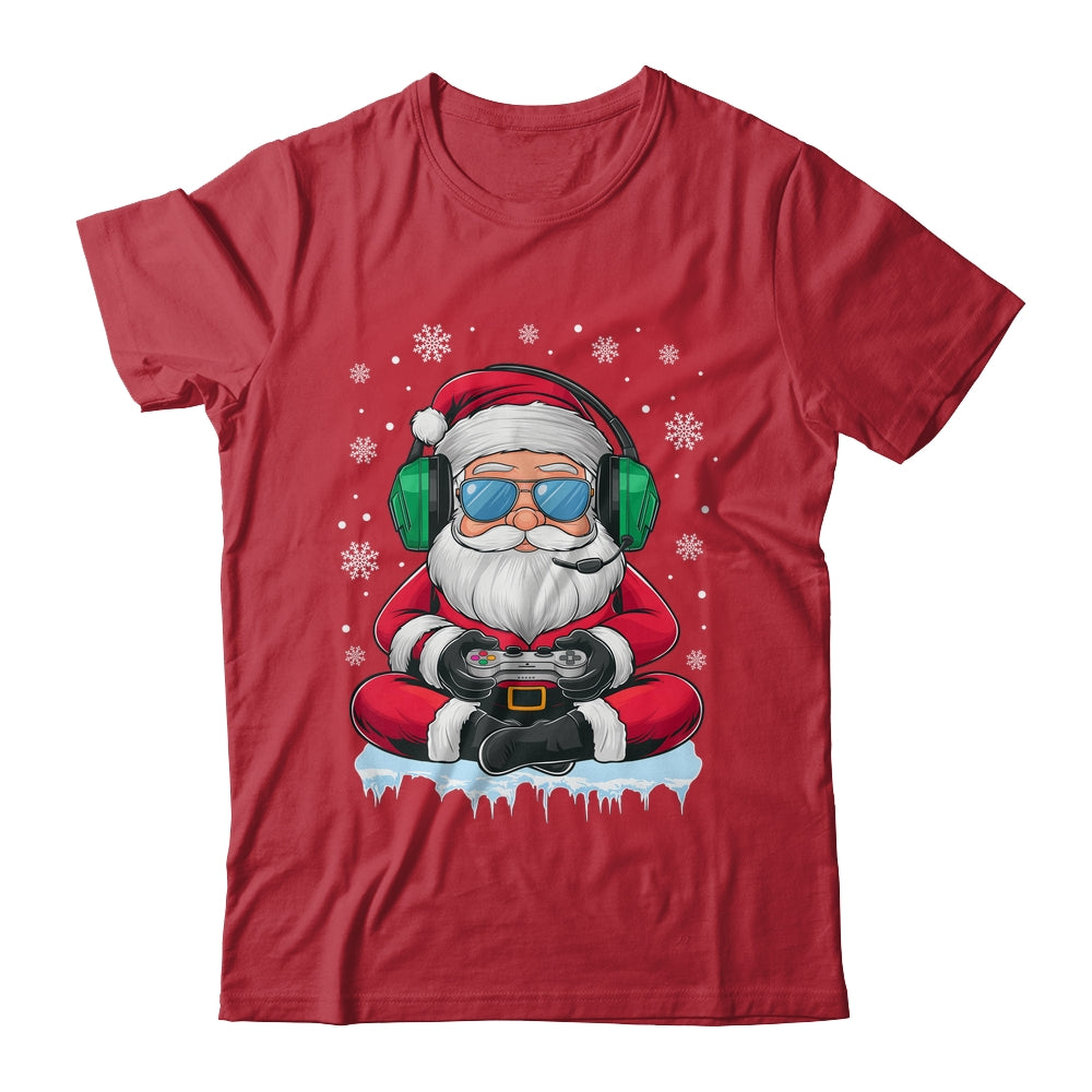 Christmas Xmas Boys Men Video Game Santa Claus Funny Shirt & Sweatshirt | siriusteestore