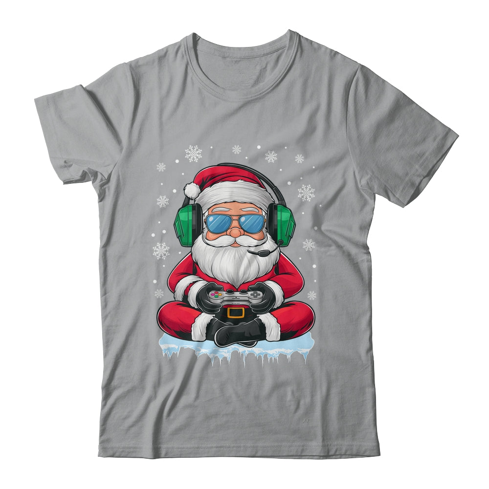 Christmas Xmas Boys Men Video Game Santa Claus Funny Shirt & Sweatshirt | siriusteestore