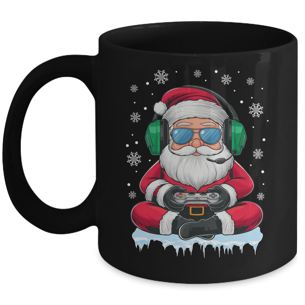 Christmas Xmas Boys Men Video Game Santa Claus Funny Mug | siriusteestore
