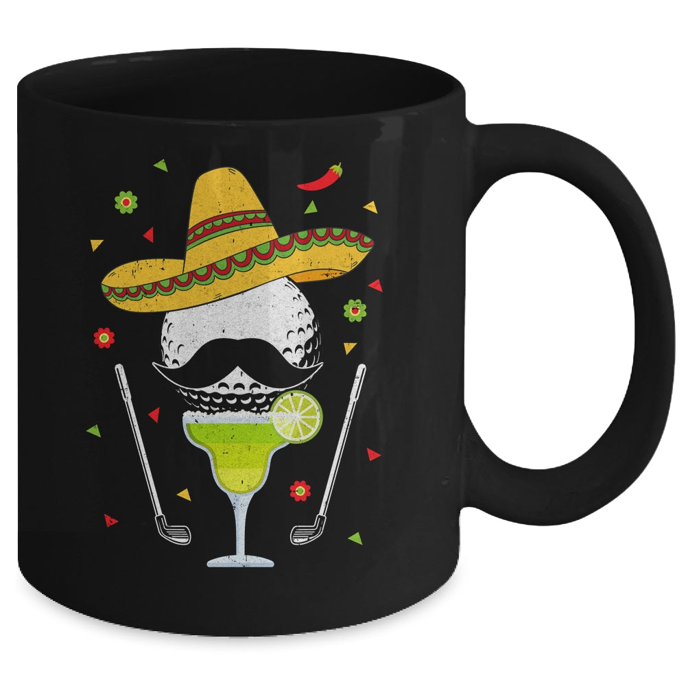 Cinco De Mayo Golf Ball With Sombrero And Margarita Golfer Mug | siriusteestore