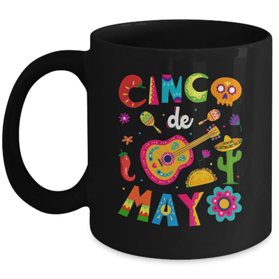Cinco De Mayo Mexican Guitar Cactus Mug | siriusteestore