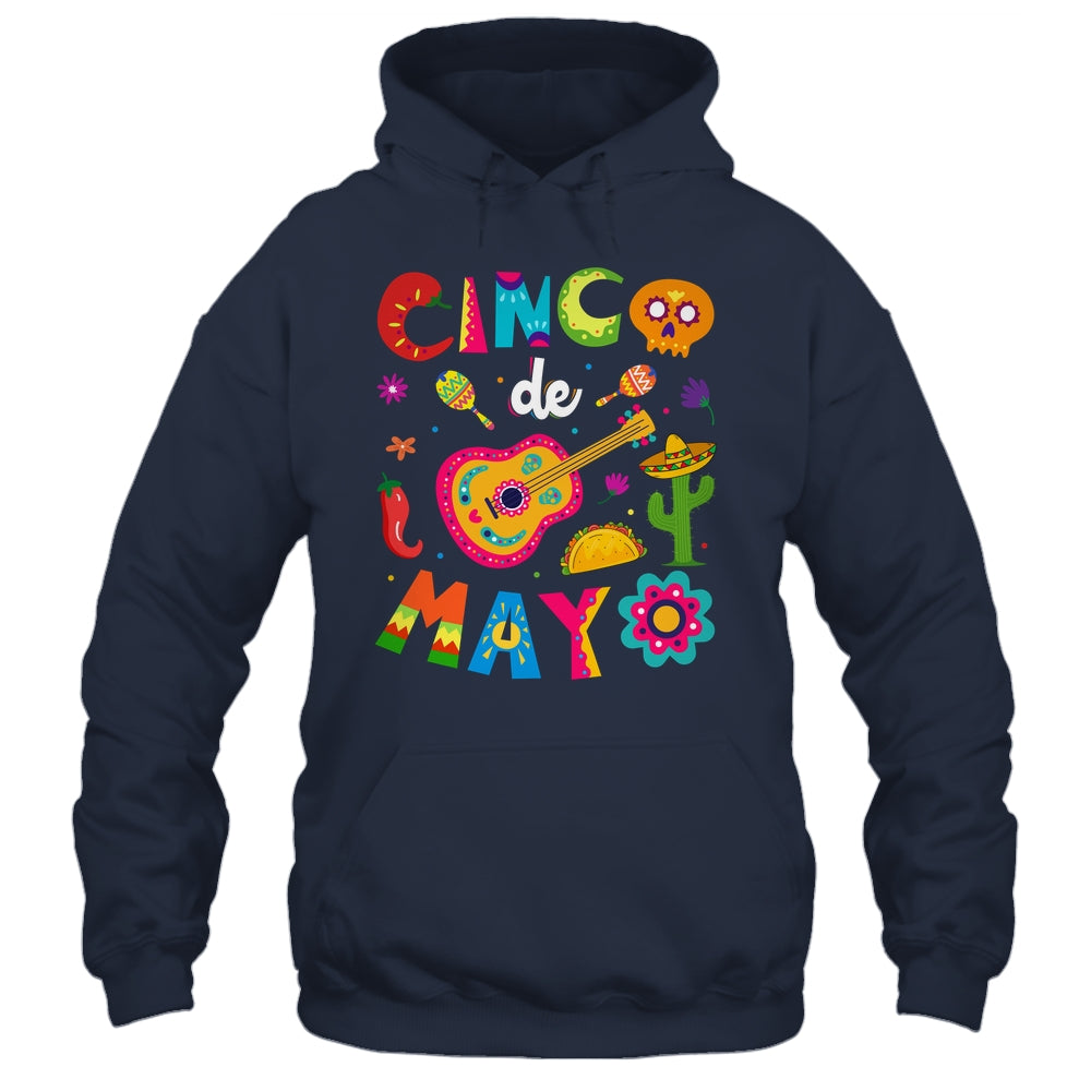 Cinco De Mayo Mexican Guitar Cactus Shirt & Tank Top | siriusteestore