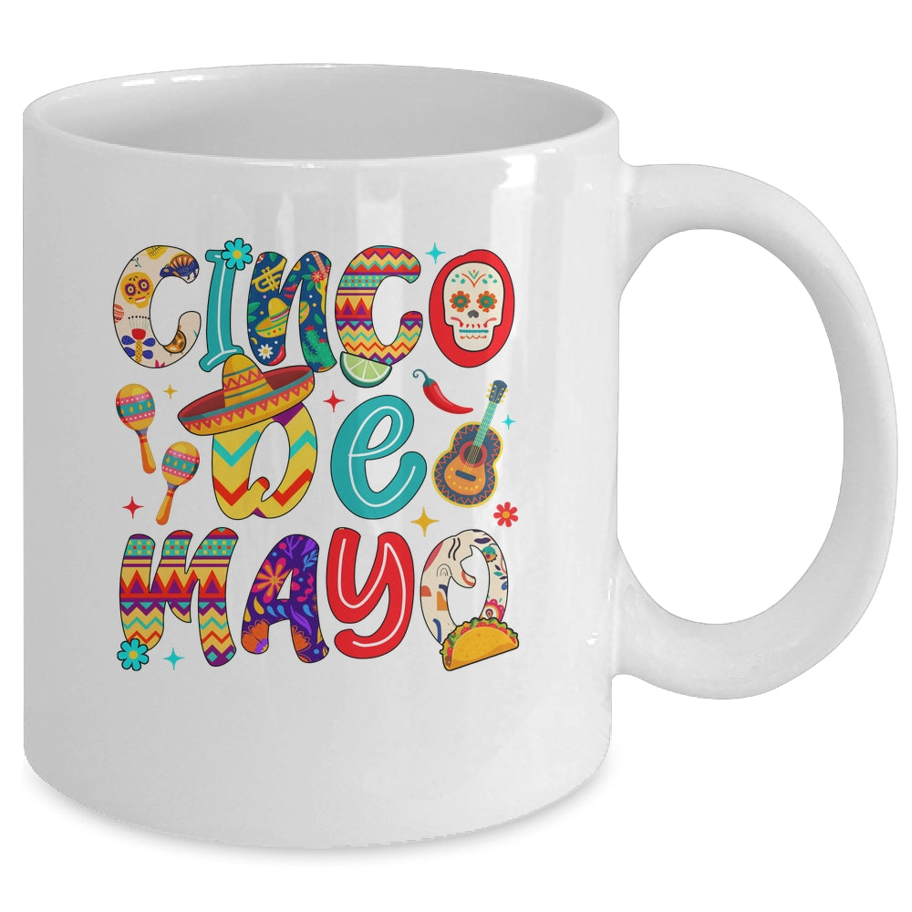Cinco De Mayo Party Mexican Lets Fiesta Mama Sombrero Taco Mug | siriusteestore