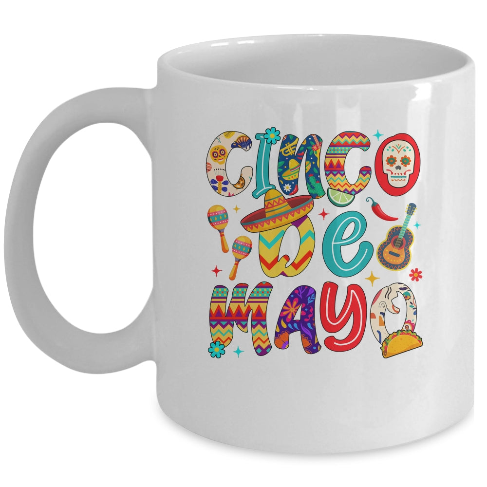 Cinco De Mayo Party Mexican Lets Fiesta Mama Sombrero Taco Mug | siriusteestore